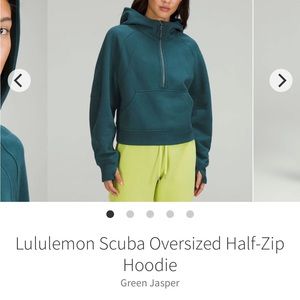 LULULEMON SCUBA OVERSIZED HALF-ZIP HOODIE